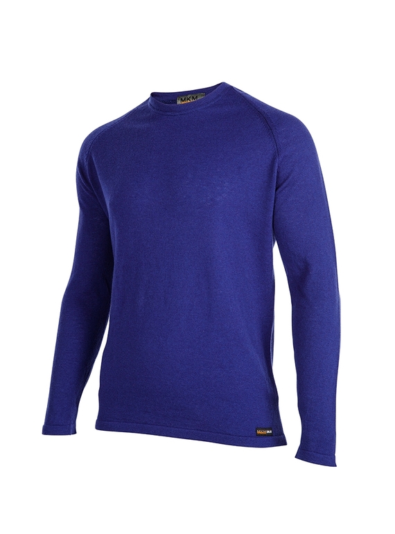 Merino Long Sleeve Tee - Men - Blue