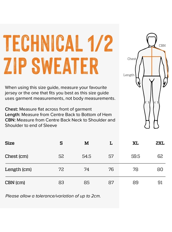 Technical Half Zip Sweater 36.6 - Men