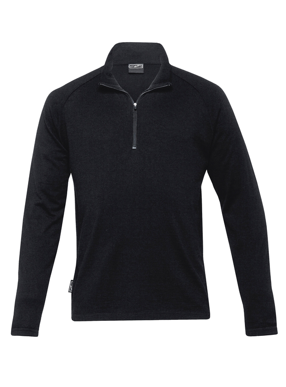 Merino Zip Pullover – Men