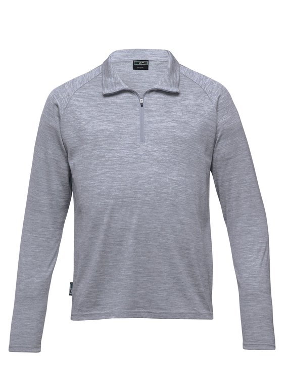 Merino Zip Pullover – Men