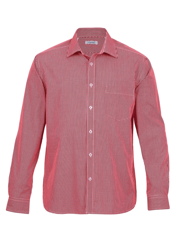 The Kingston Check Shirt - Men - Red/White
