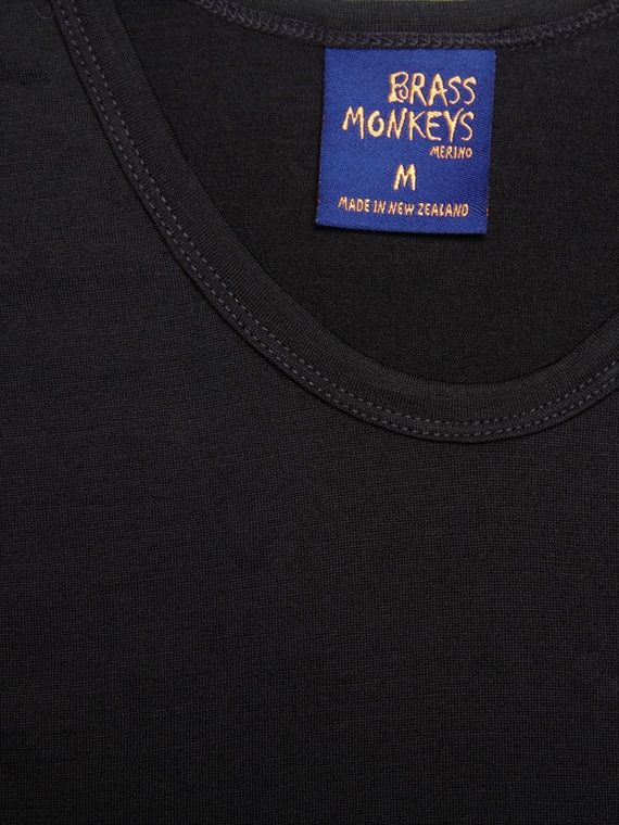 Merino Crew Neck Long Sleeve Base Layer Top - Men