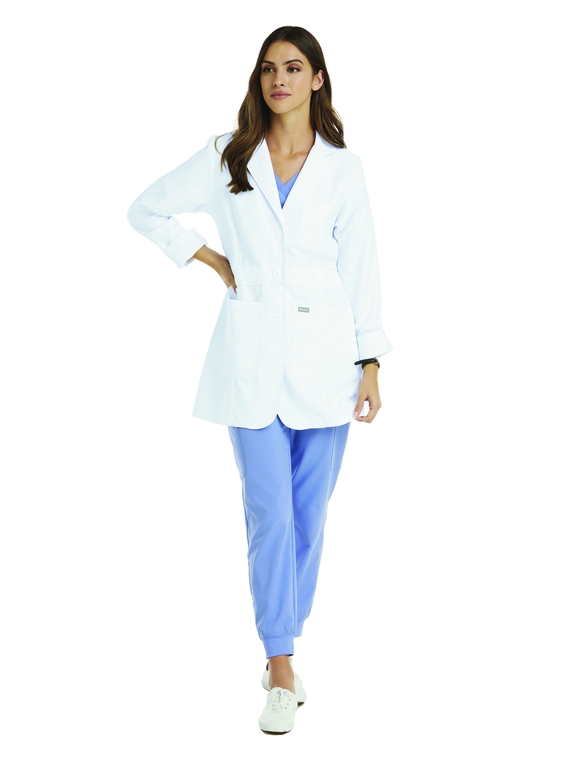 Momentum Stretch  Lab Coat - Women