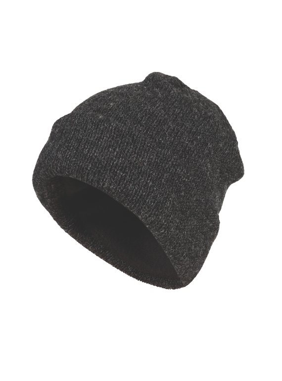 MKM Lined Beanie  - Coal