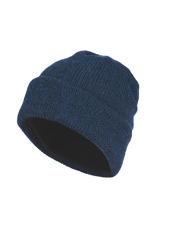 MKM Lined Beanie  - Navy