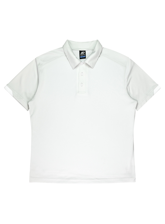 Morris Polo Shirt - Men - Polyester - Light Grey/White