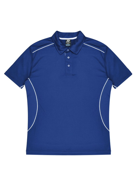 Kuranda Polo Shirt - Men - Polyester, New mesh knit - Royal/White