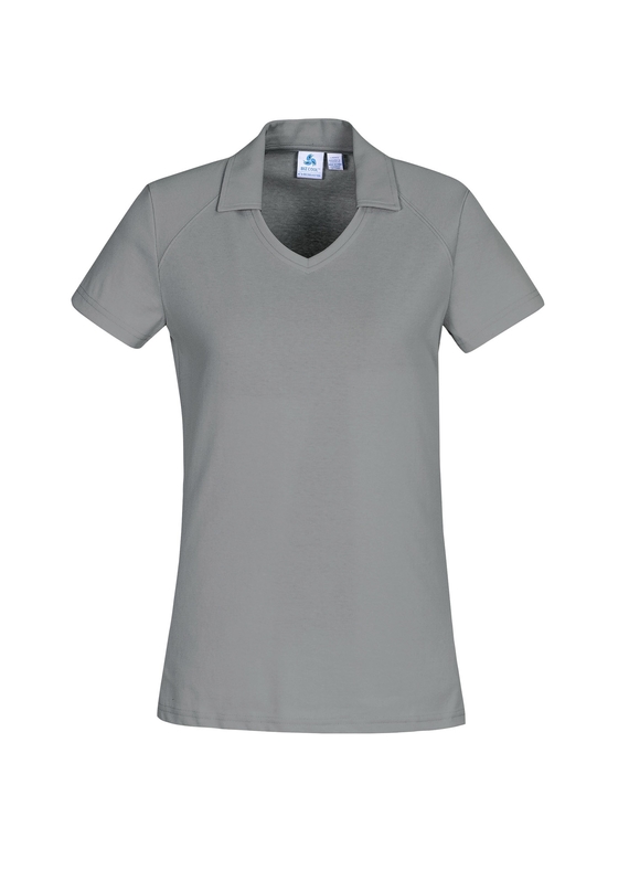 Byron Cotton/Poly Polo Shirt - Women - Silver