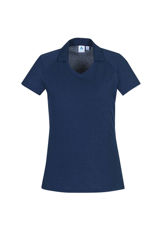Byron Cotton/Poly Polo Shirt - Women - Steel Blue