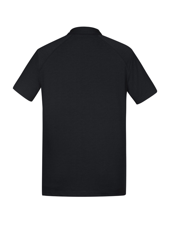 Byron Cotton/Poly Polo Shirt - Men - Black
