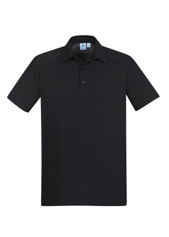 Byron Cotton/Poly Polo Shirt - Men - Black