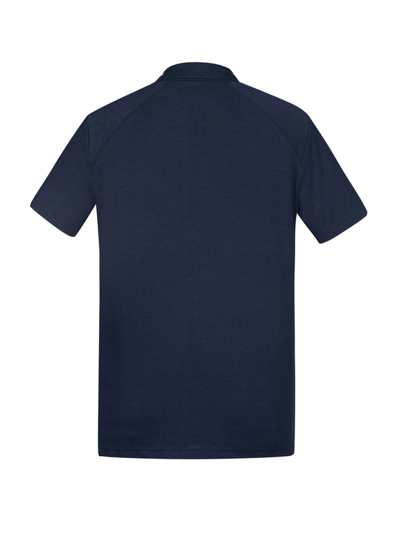 Byron Cotton/Poly Polo Shirt - Men - Navy