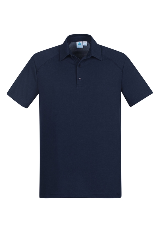 Byron Cotton/Poly Polo Shirt - Men - Navy