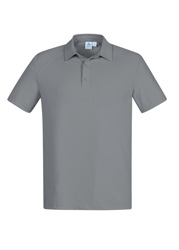 Byron Cotton/Poly Polo Shirt - Men - Silver