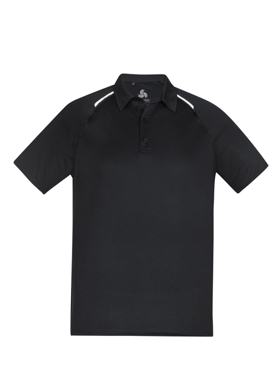 Academy BIZ COOL Polo Shirt - Men - Black/White