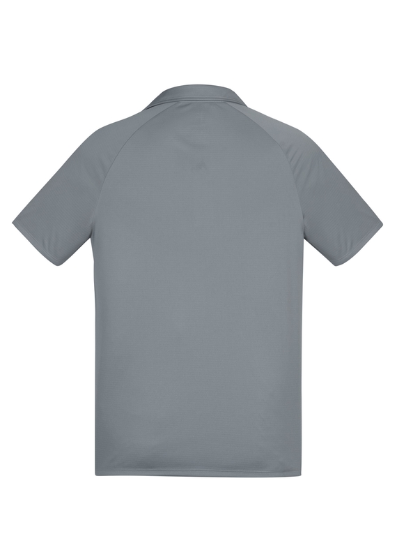 Academy BIZ COOL Polo Shirt - Men - Silver/Charcoal