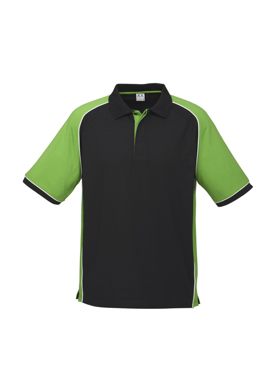 Nitro Poly/cotton Polo Shirt - Men - Black/Green/White