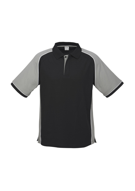 Nitro Poly/cotton Polo Shirt - Men - Black/Grey/White