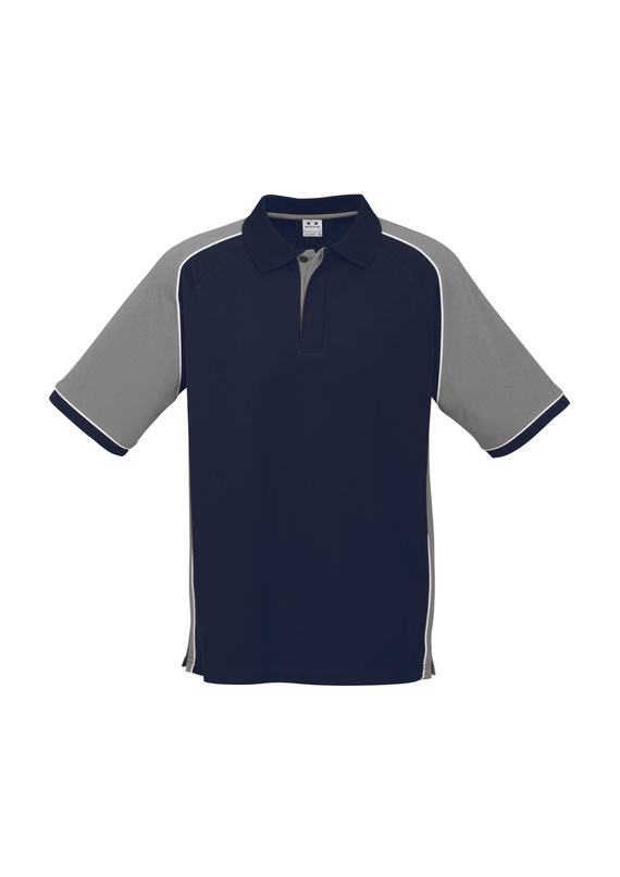Nitro Poly/cotton Polo Shirt - Men - Navy/Grey/White