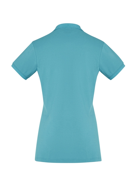 City Cotton Blend Polo Shirt - Women - Back