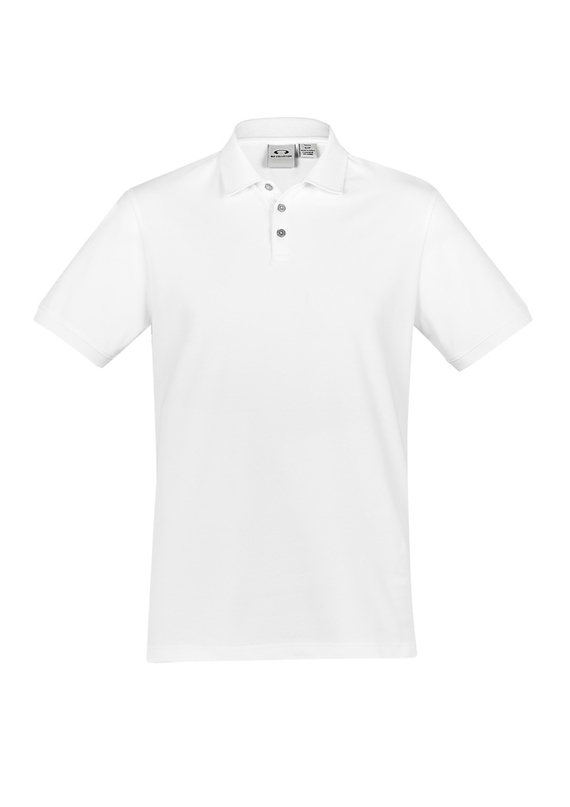 City Cotton Blend Polo Shirt - Men - White