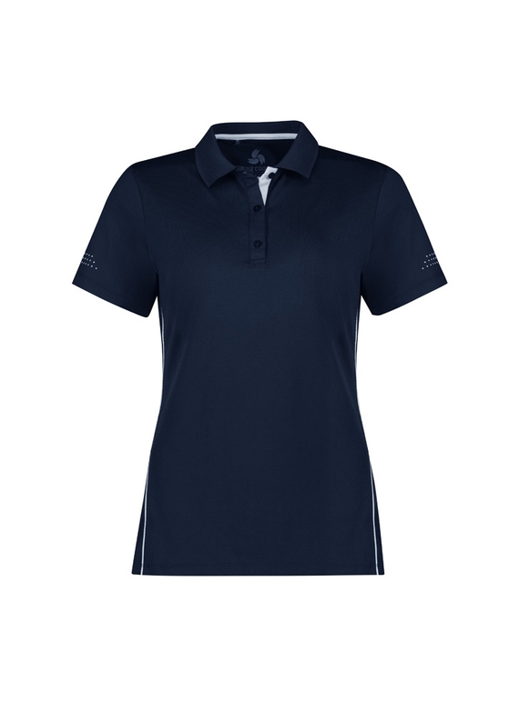 Balance Polo Shirt - Women - Navy/White