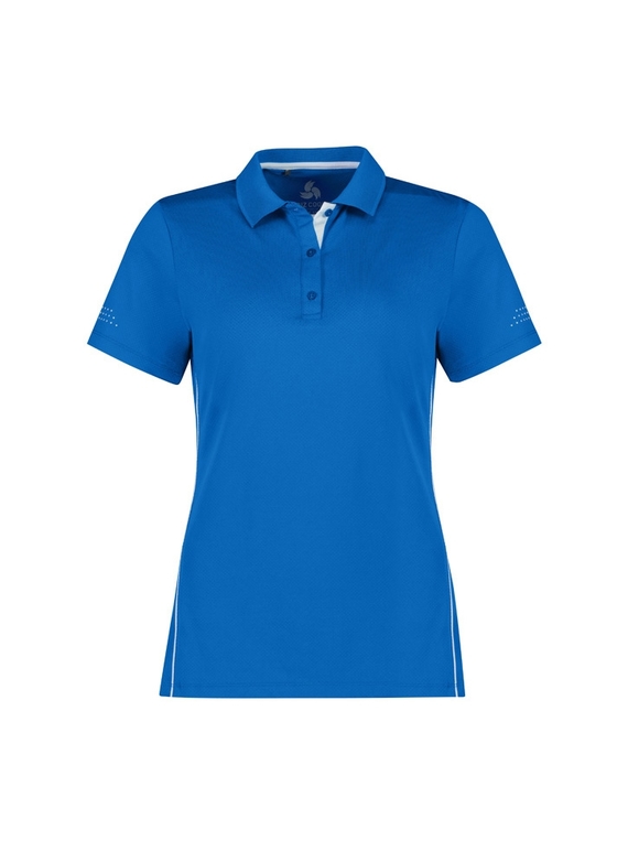 Balance Polo Shirt - Women - Royal/White