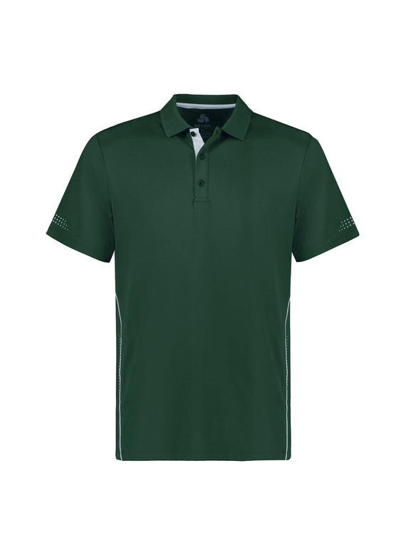 Balance Polo Shirt - Men - Forest/White