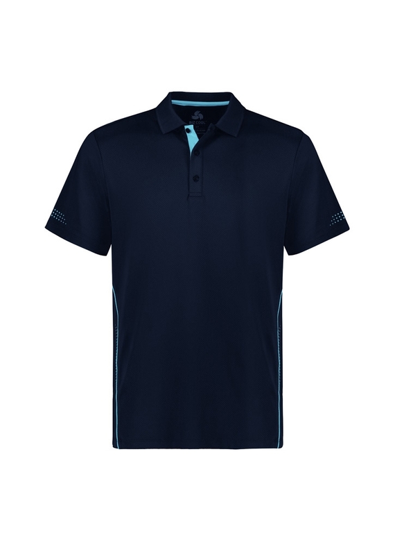Balance Polo Shirt - Men - Navy/Sky
