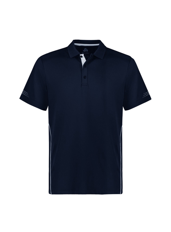 Balance Polo Shirt - Men - Navy/White