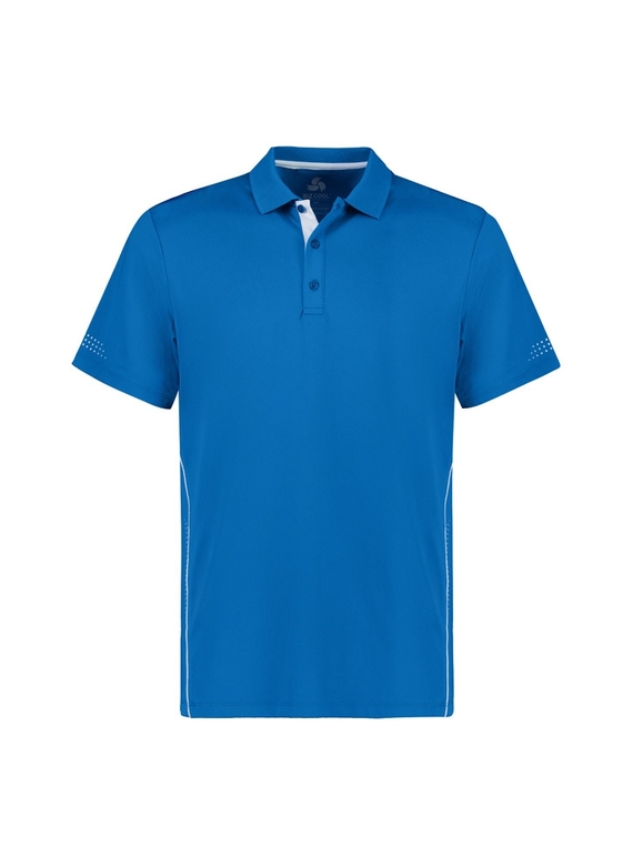 Balance Polo Shirt - Men - Royal/White