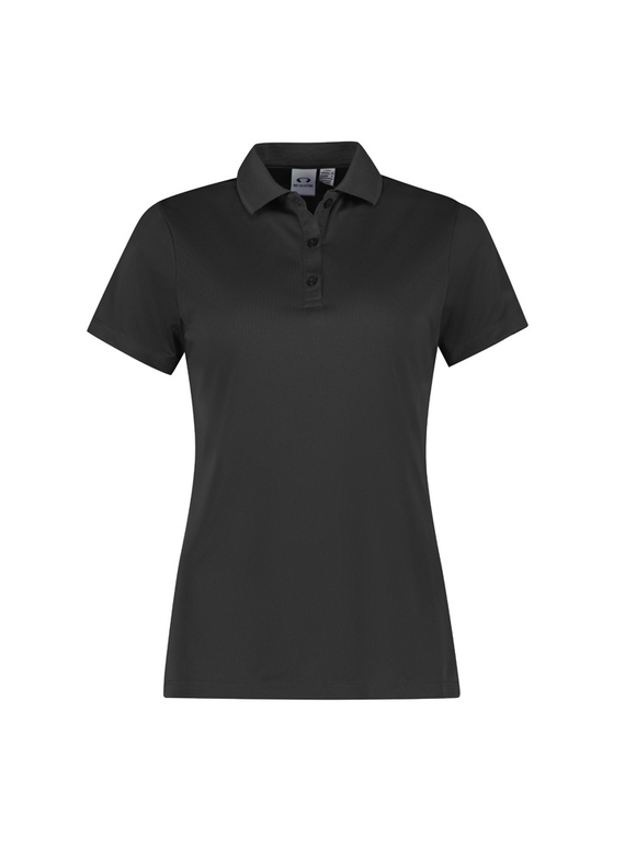 Action Recycled Polyester Polo Shirt - Women - Grey