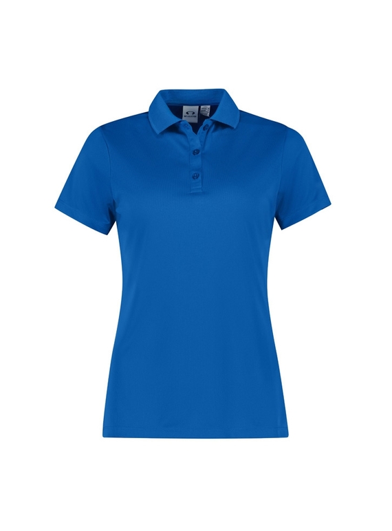 Action Recycled Polyester Polo Shirt - Women - Royal