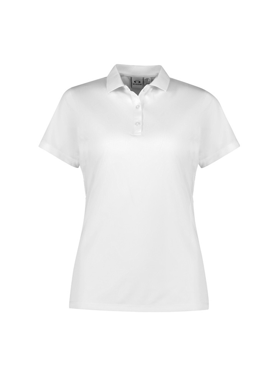 Action Recycled Polyester Polo Shirt - Women - White
