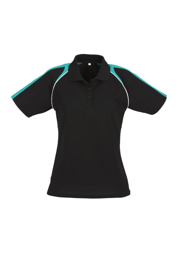 Triton BIZCOOL Polo Shirt - Women - Black/Teal/White