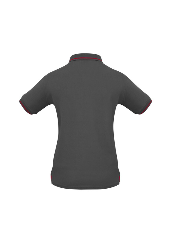Jet Cotton Backed BIZCOOL Polo Shirt - Women - Back View