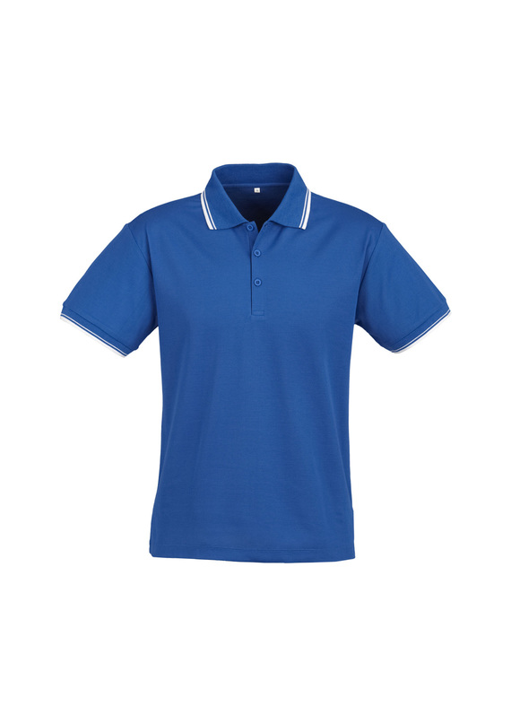 Cambridge Cotton-Backed BIZCOOL Polo Shirt - Men - Royal/White/White