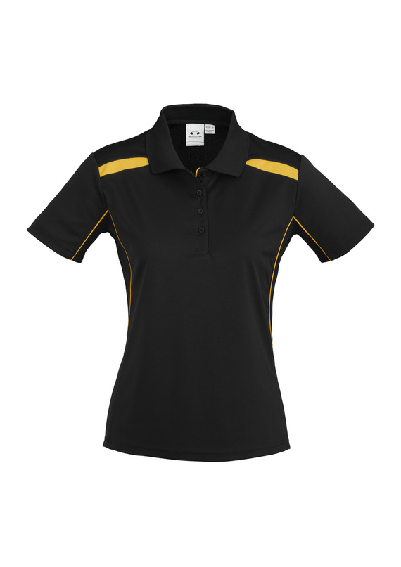 United BIZCOOL Polo Shirt - Women - Black/Gold