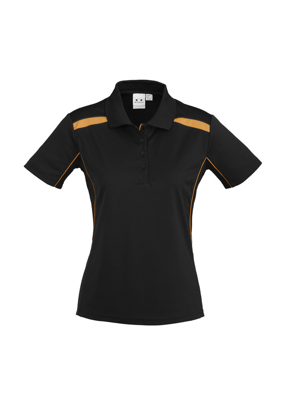 United BIZCOOL Polo Shirt - Women - Black/Orange