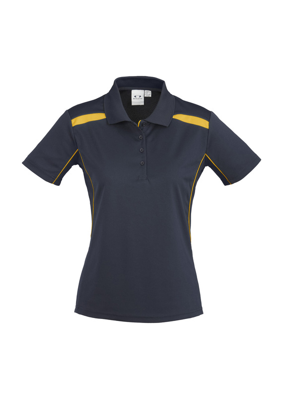 United BIZCOOL Polo Shirt - Women - Navy/Gold
