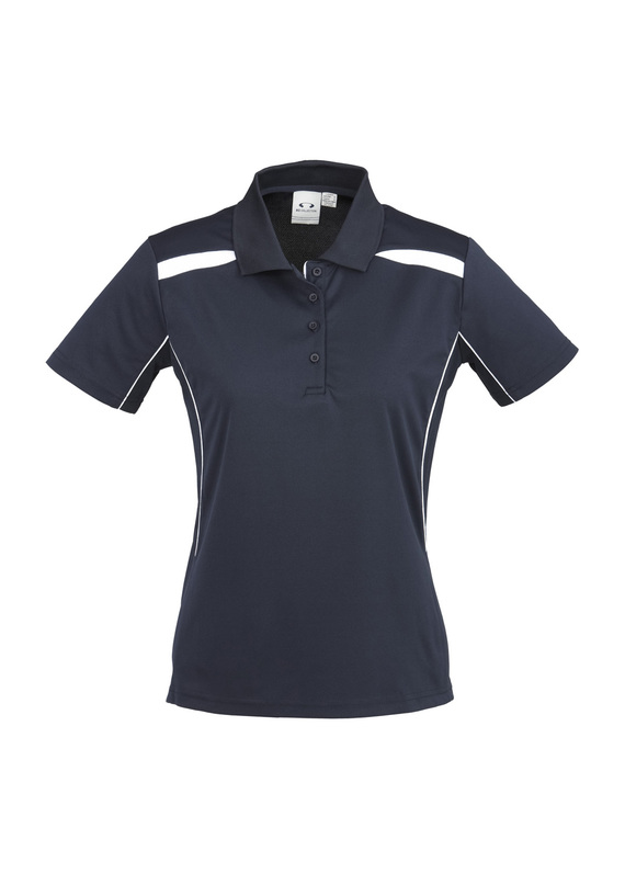 United BIZCOOL Polo Shirt - Women - Navy/White