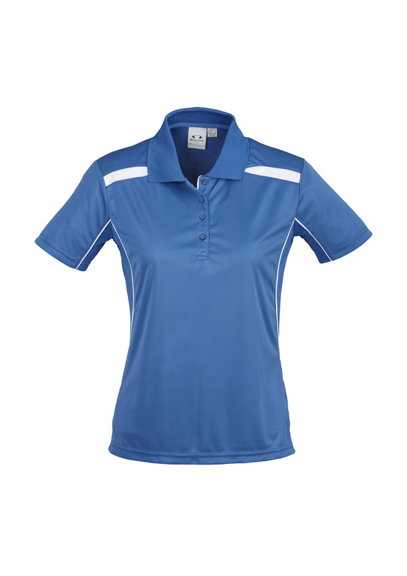 United BIZCOOL Polo Shirt - Women - Royal/White