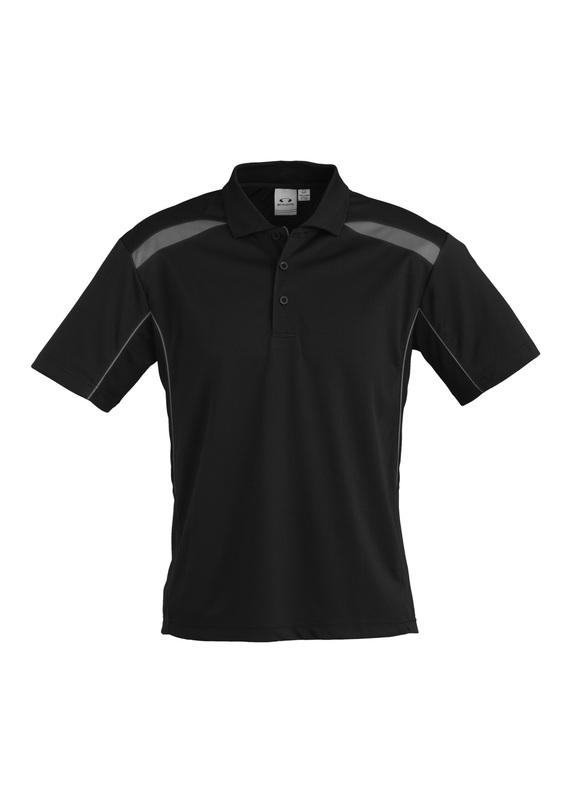 United BIZCOOL Polo Shirt - Men - Black/Ash