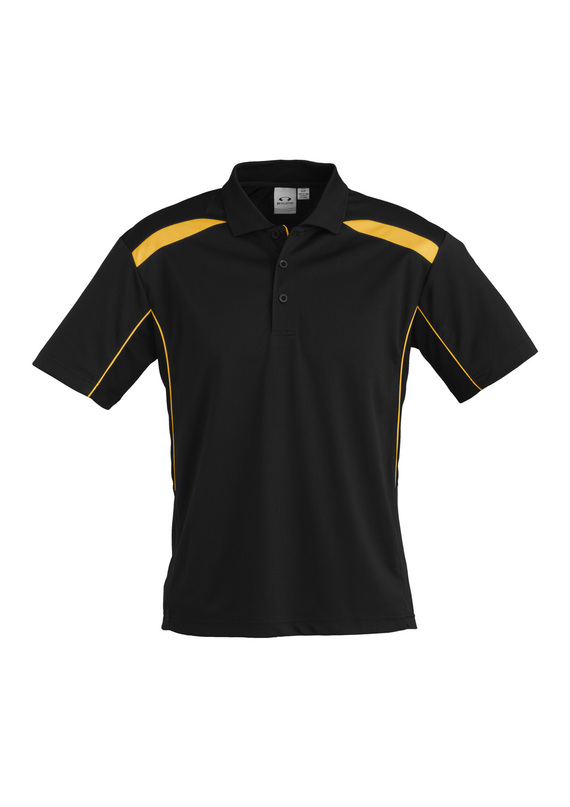United BIZCOOL Polo Shirt - Men - Black/Gold