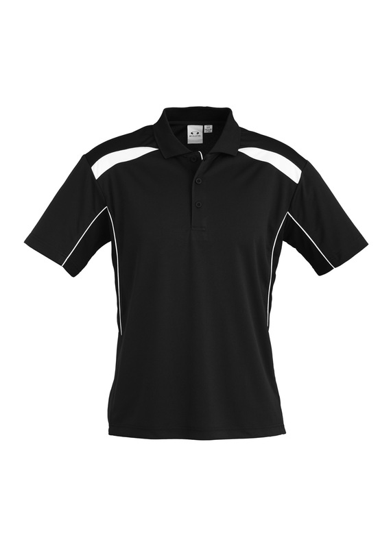 United BIZCOOL Polo Shirt - Men - Black/White