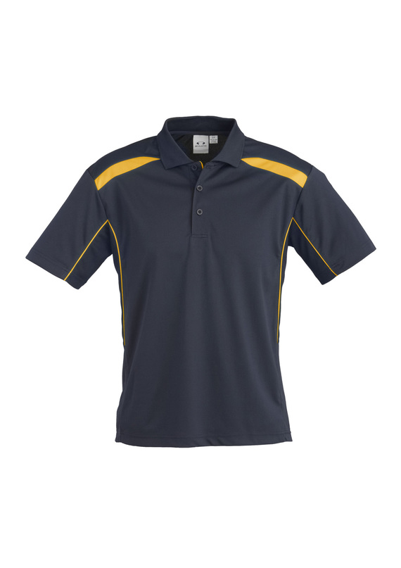 United BIZCOOL Polo Shirt - Men - Navy/Gold