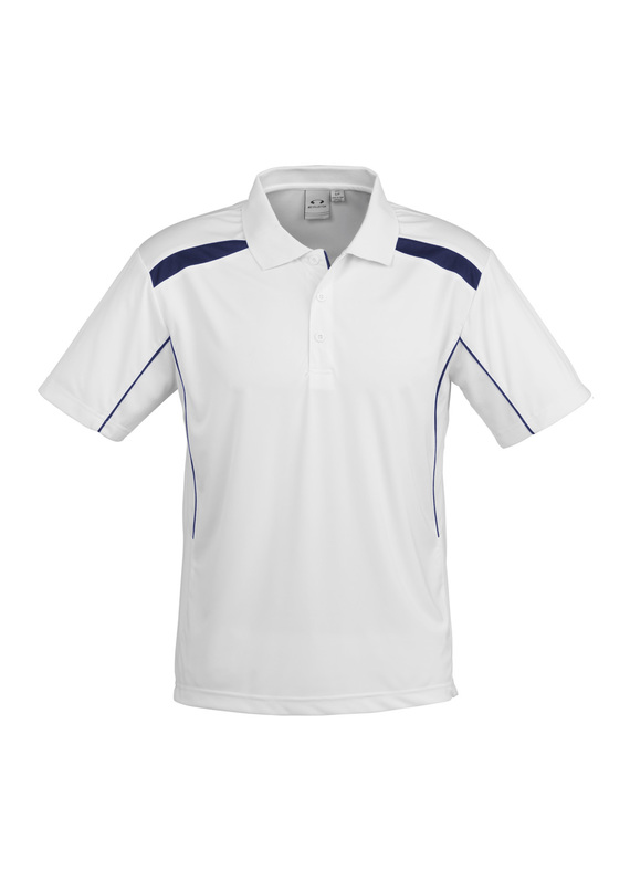 United BIZCOOL Polo Shirt - Men - White/Navy