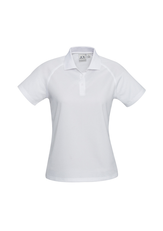 Sprint BIZ COOL Mesh Polo Shirt - Women - White