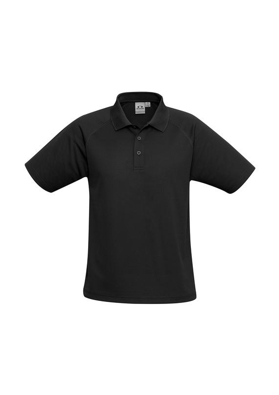 Sprint BIZCOOL Mesh Polo Shirt - Youth - Black