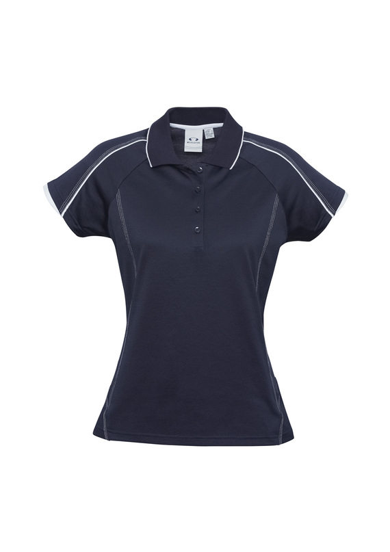 Blade Cotton/Poly Polo Shirt - Women - Navy/White